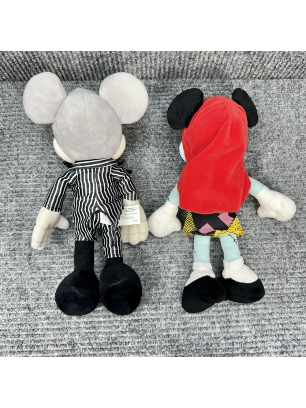Mickey & Minnie Mouse Jack Skellington & Sally Plush Disney Hong Kong Resort Lot - Picture 3 of 8